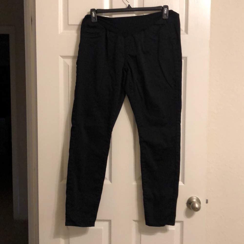 Indigo blue plus size maternity jeans 1x
